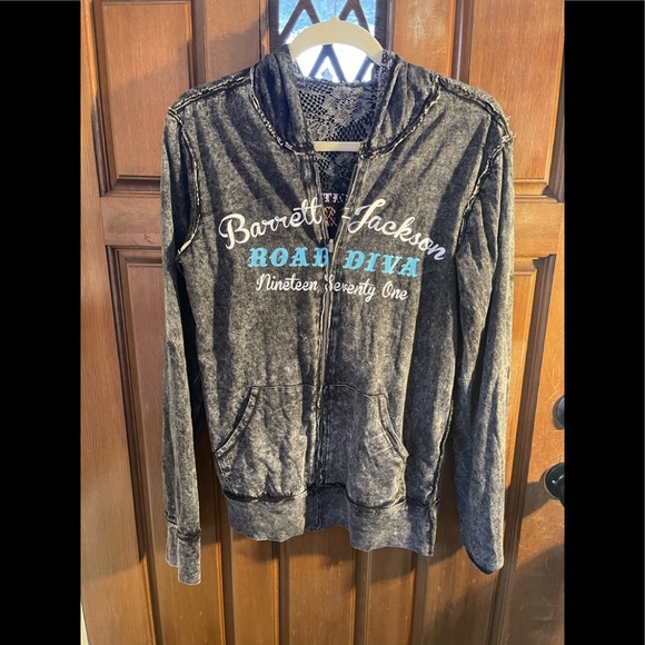 Barrett - Jackson Tops - REVERSIBLE Barrett-Jackson lace hoodie. Very rare